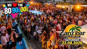 RETRO NIGHT : BACK TO THE 80s-90s-00s • OPEN AIR at Pop-up Zanzibar | Sat. 22.08 • Just A Night