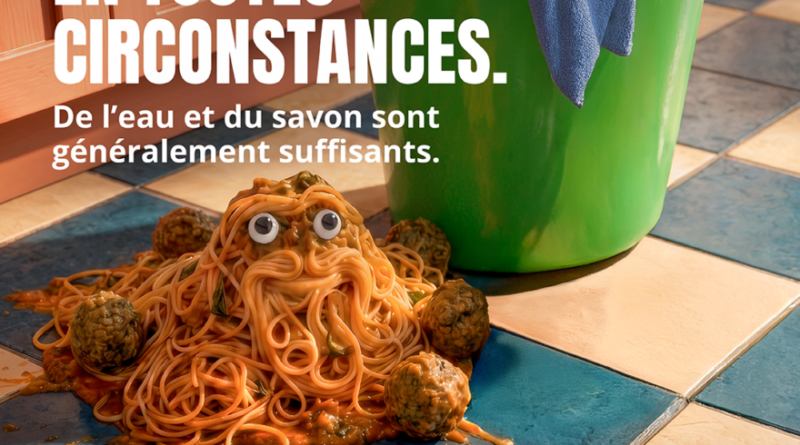 Produits desinfectantq souvent inutile dans les menages belges