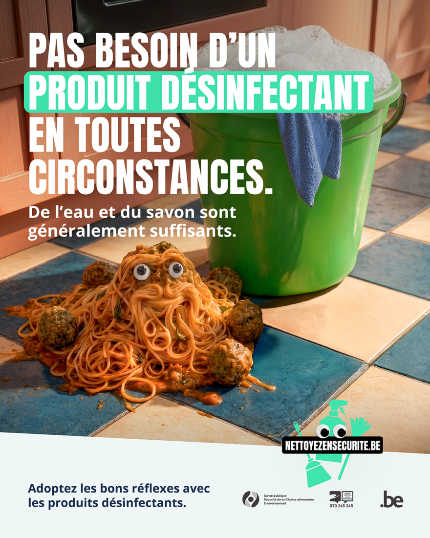 Les produits désinfectants trop souvent utilisés chez nous