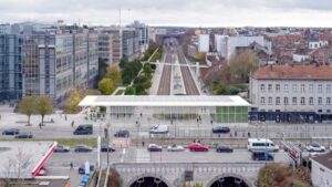La future gare d’Etterbeek doit s’imposer à proximité d’Usquare et du campus étudiants de l’ULB