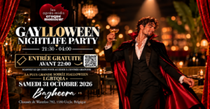 GAY🌈LLOWEEN PARTY by La CROQUE MONSIEUR🎃 Bagheera Brussels | ENTREE GRATUITE avant 22:00 (avec ton qr code) | Sat. 31.10