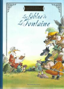 Une édition prestige en bande dessinée d’un grand classique de la littérature : Les fables de Jean de la Fontaine.