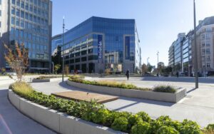 Le rond-point Schuman devient une place grâce à Beliris