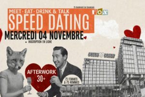 SPEED DATING ( 75 HOMMES – 75 FEMMES) au FOX FOOD MARKET | MERCREDI 04.11 | AFTERWORK – DRINK & EAT