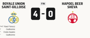 Europa League : l’Union Saint-Gilloise écrase l’Hapoël Beer Sheva (4-0) et frappe fort en Europe