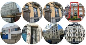 Vente publique de huit biens immobiliers appartenant à la Ville de Bruxelles